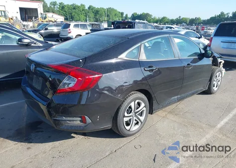 2018 Honda Civic Lx из США, поврежденный, VIN 19XFC2F57JE013384